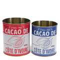 Boîtes de rangement moyennes (lot de 2) - Cacao
