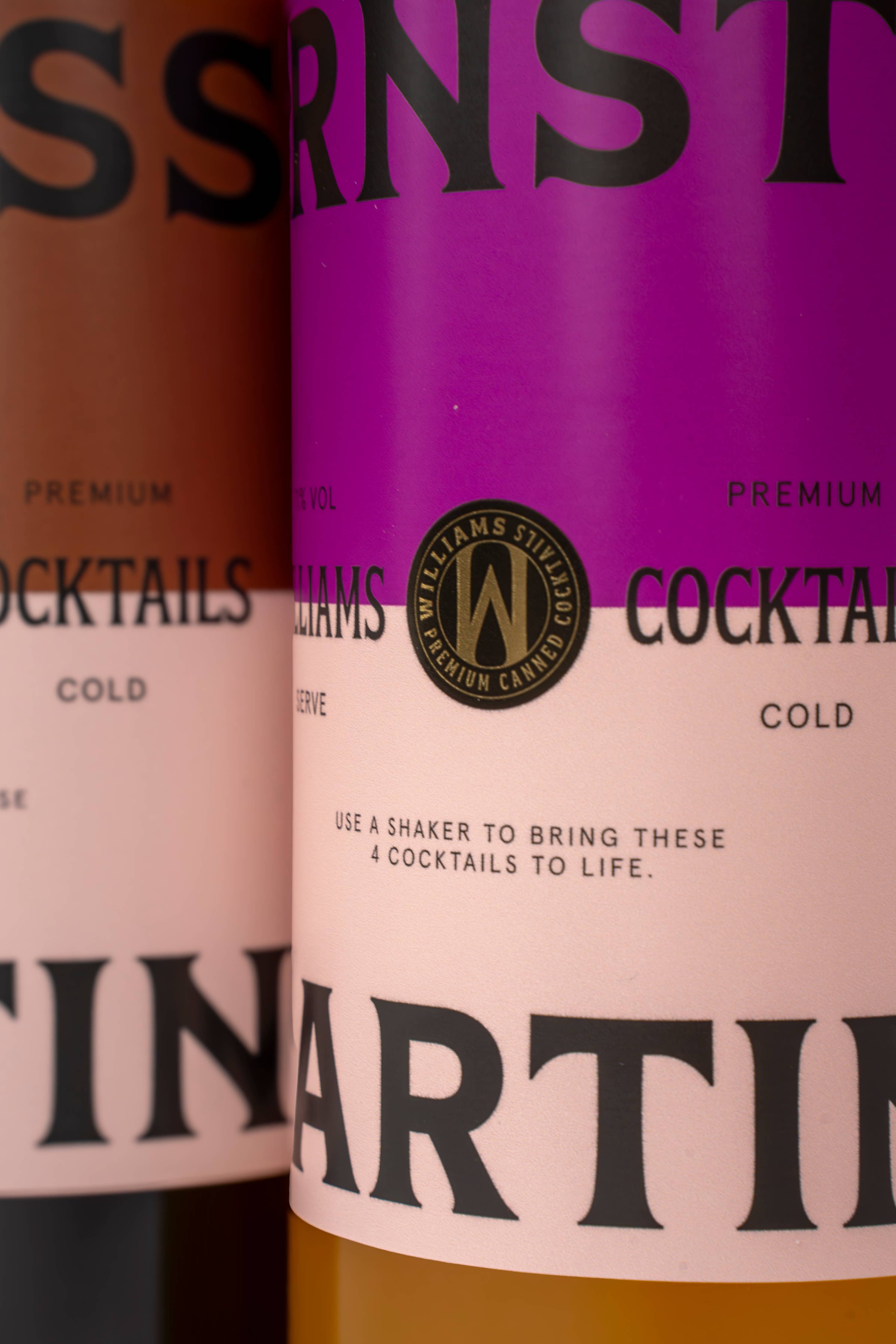 Cocktails Pornstar Martini en bouteille, prêts à boire (11 %)