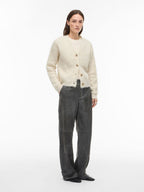 ROUROSE L/S V-NECK CARDIGAN