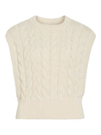 ROUCALIA O-NECK KNITTED VEST
