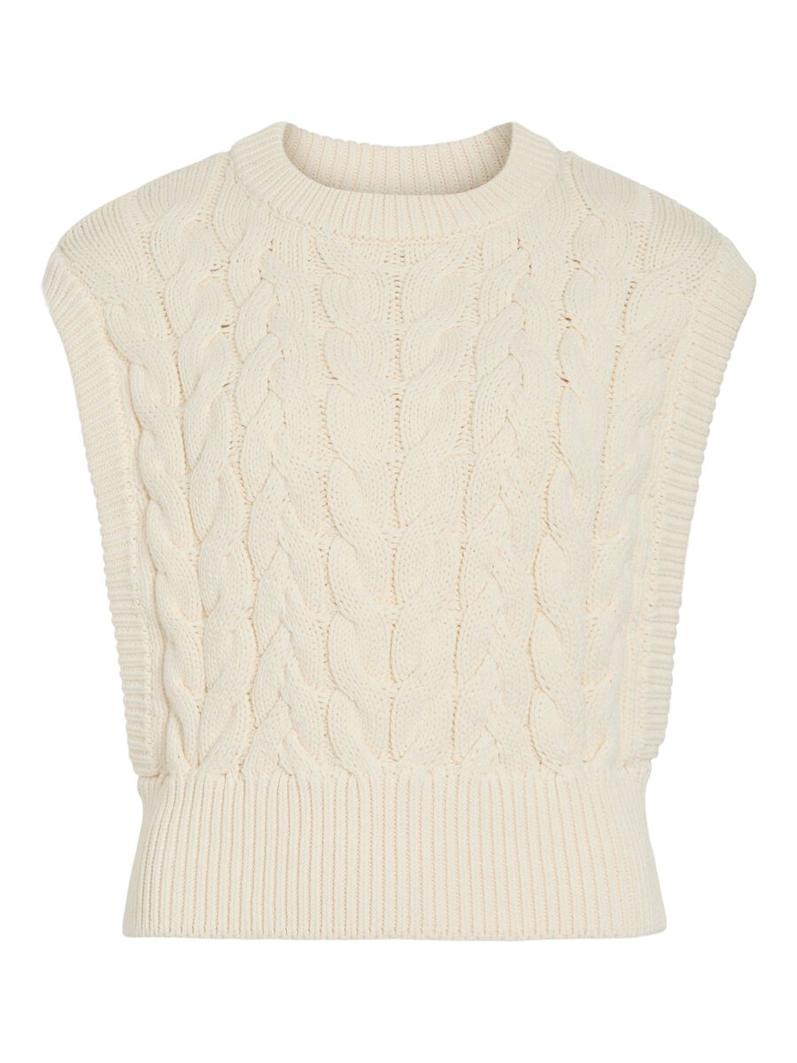 ROUCALIA O-NECK KNITTED VEST