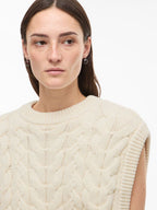 ROUCALIA O-NECK KNITTED VEST