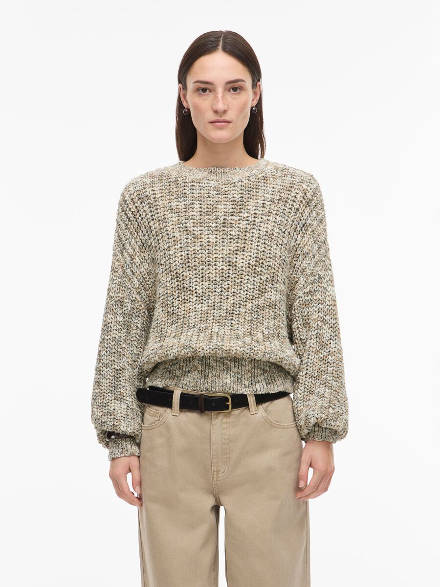 ROULAURA L/S O-NECK KNIT