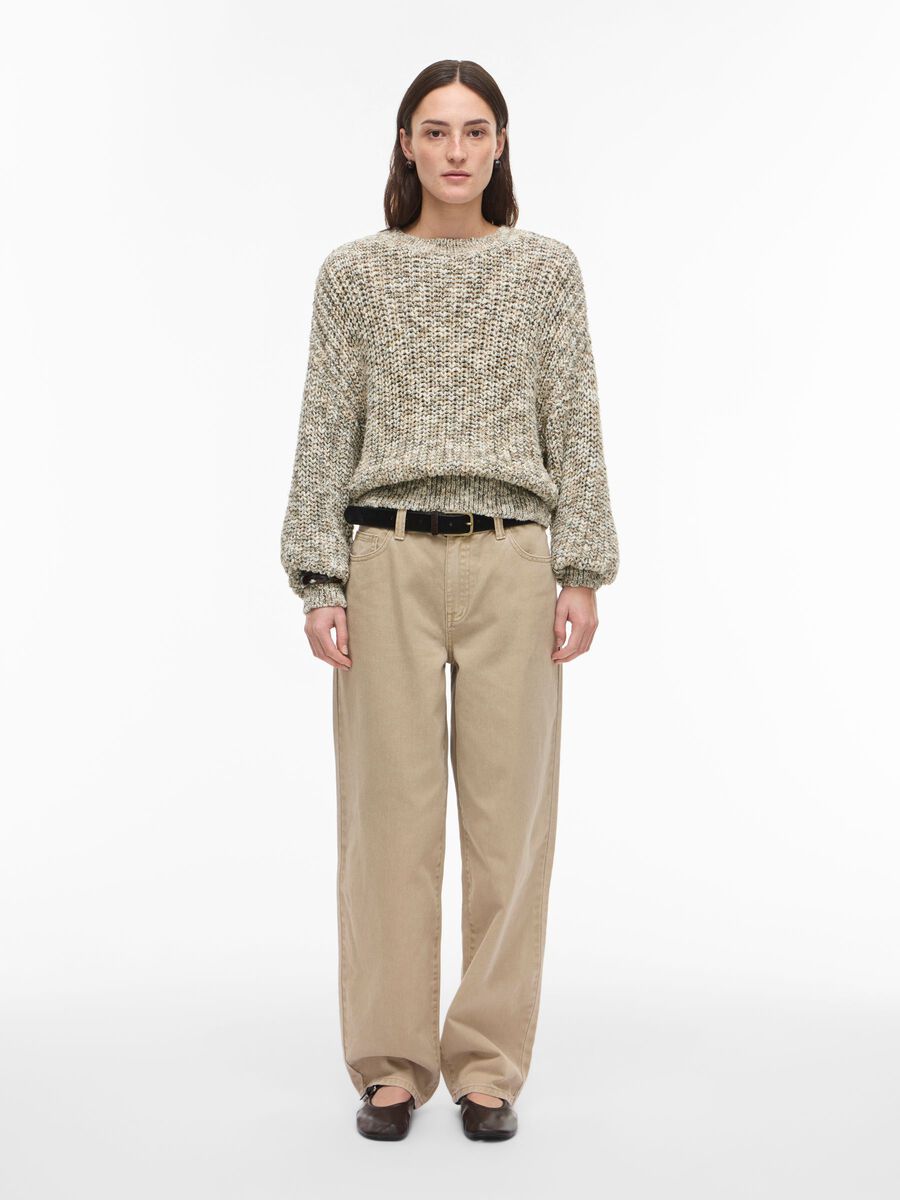 ROULAURA L/S O-NECK KNIT