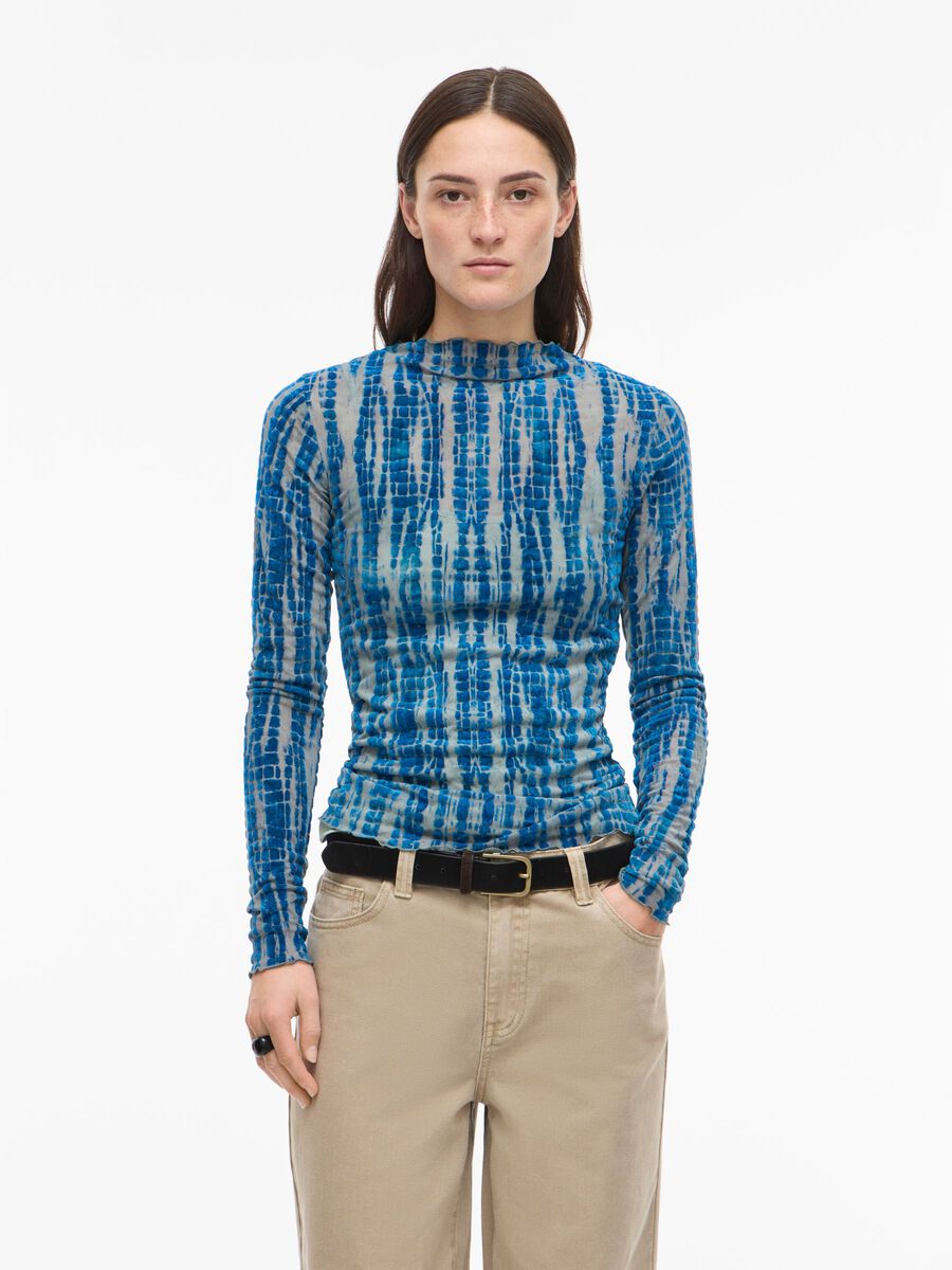 ROUMEENA L/S O-NECK TOP