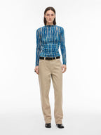 ROUMEENA L/S O-NECK TOP