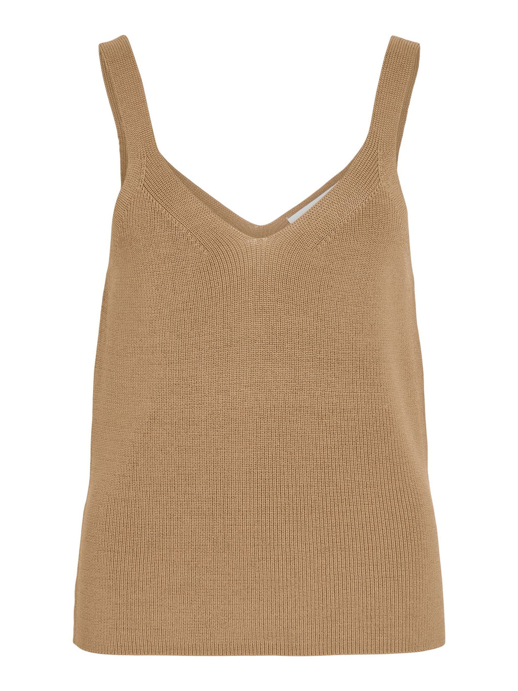 ROUVIVIENNE S/L V-NECK KNIT TOP