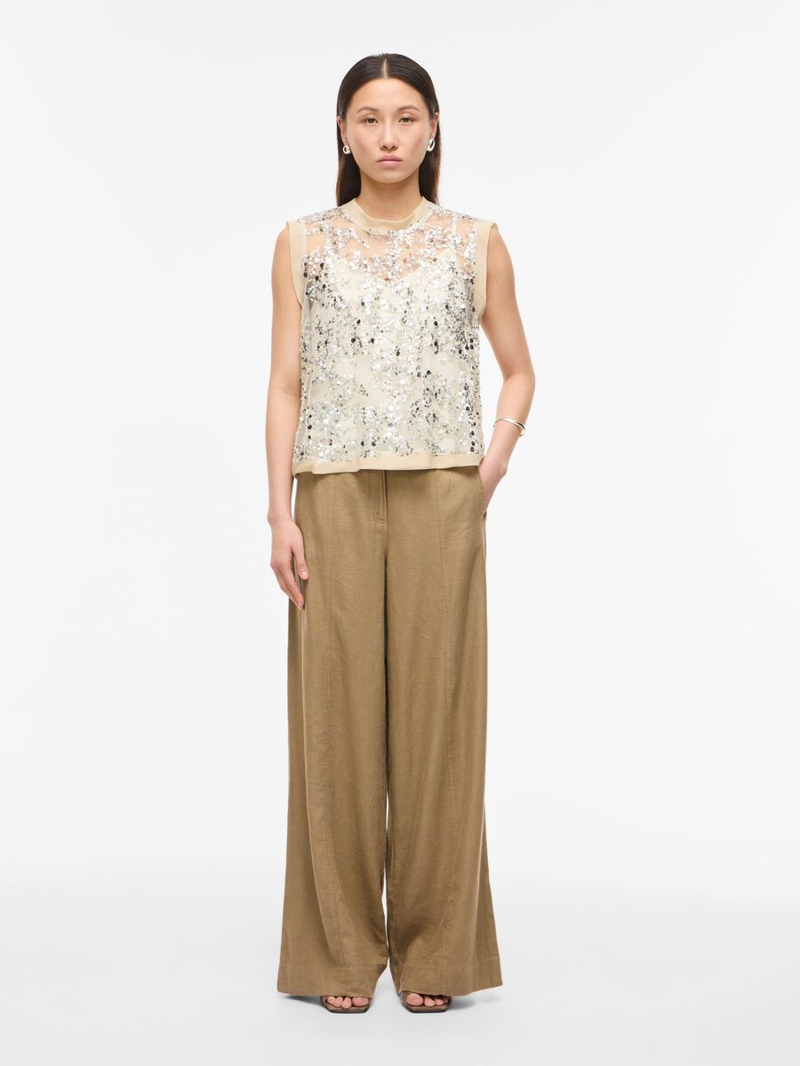 ROULEONA S/L O-NECK TOP