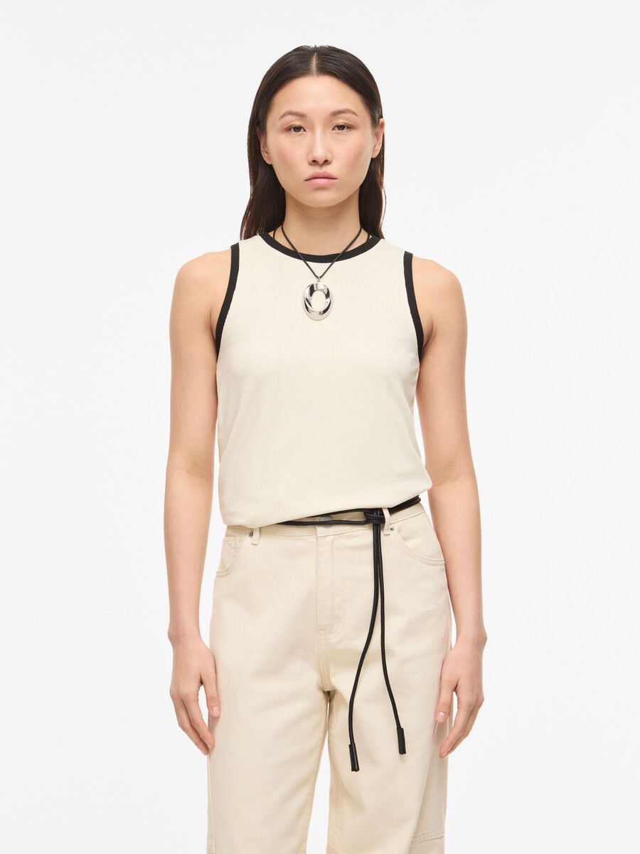 ROUHELENA O-NECK TANK TOP