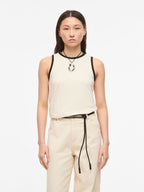 ROUHELENA O-NECK TANK TOP