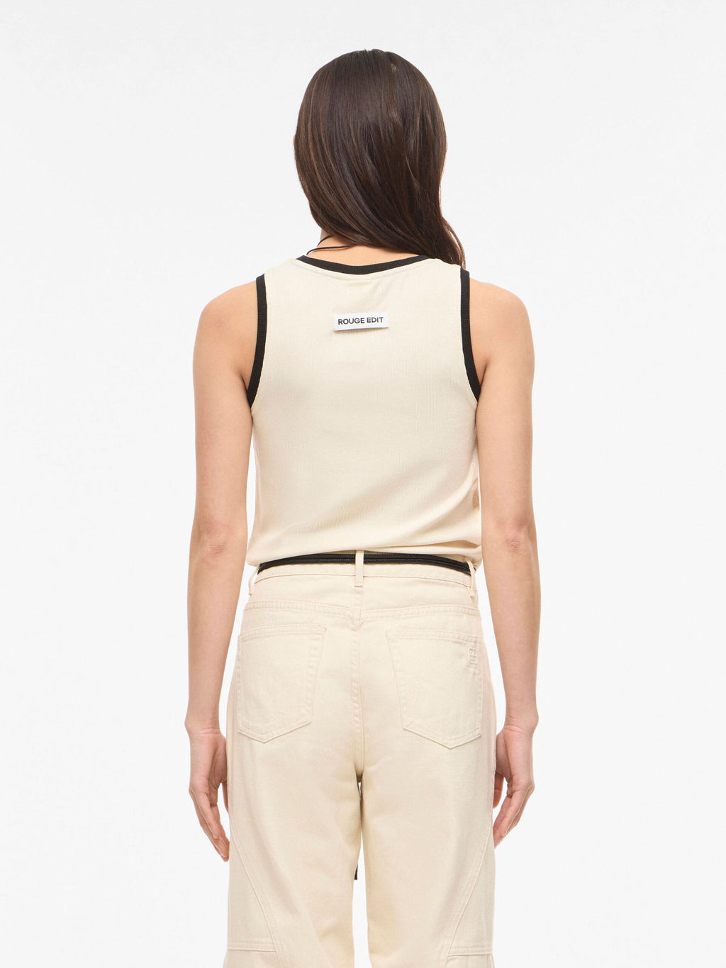 ROUHELENA O-NECK TANK TOP