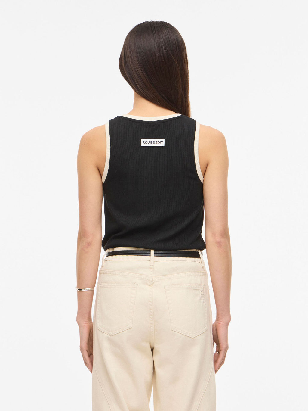 ROUHELENA O-NECK TANK TOP