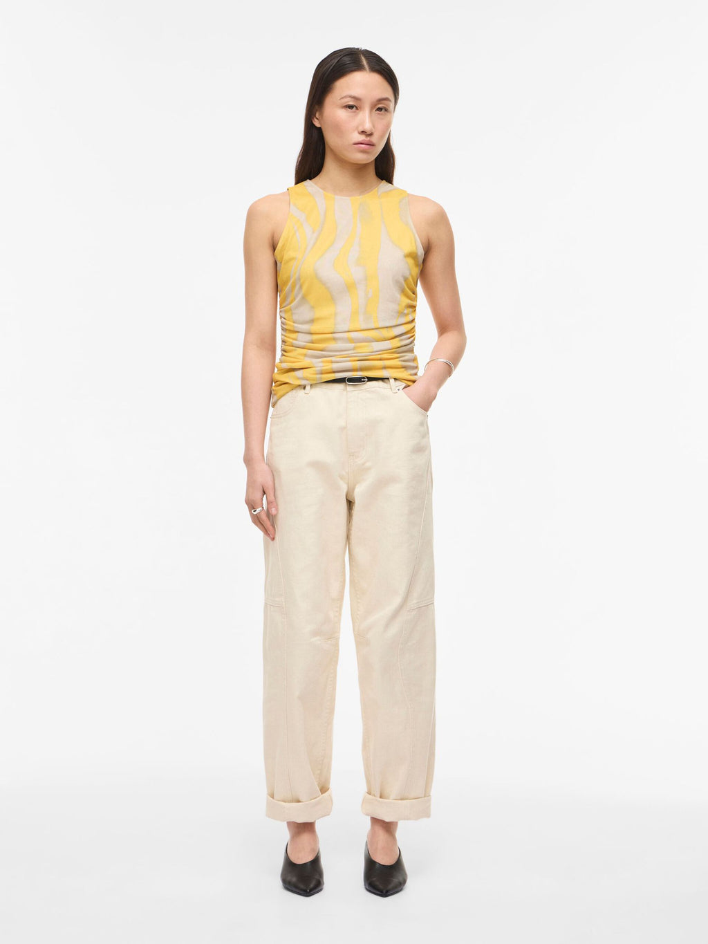 ROUSALLY S/L O-NECK TOP
