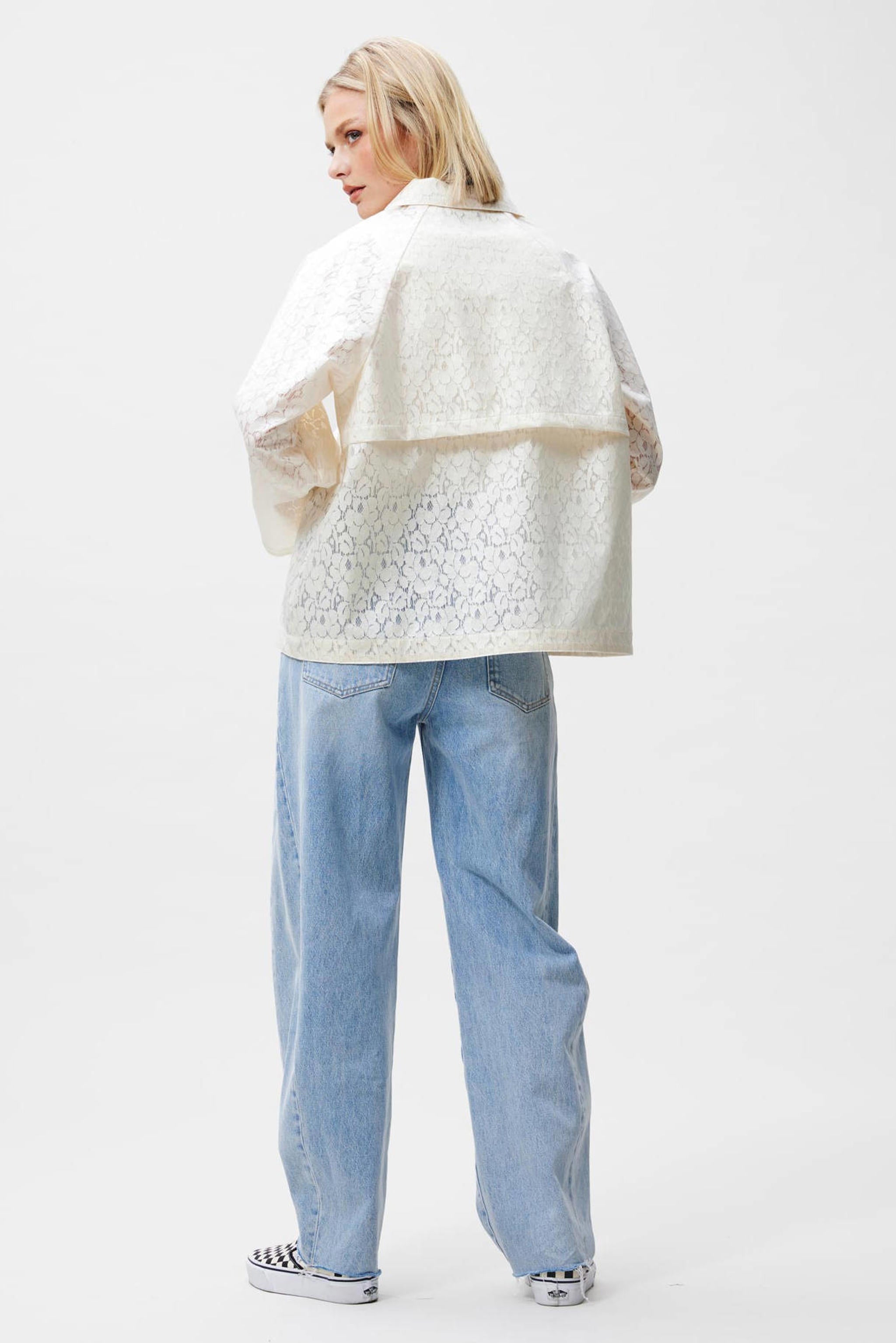 LACED RAINCOAT