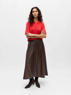 OBJDEBBIE S/S RE KNIT POLO 143