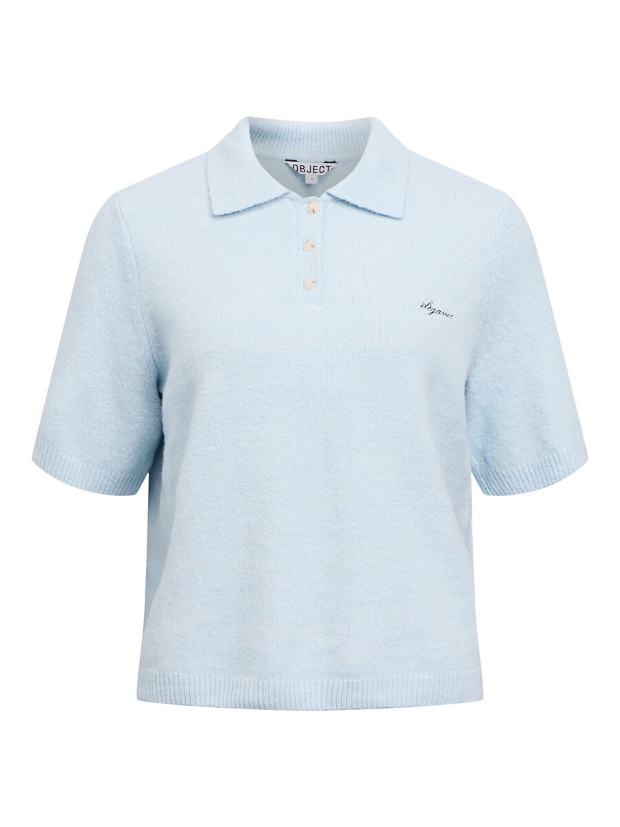 OBJDEBBIE S/S RE KNIT POLO 143