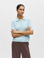 OBJDEBBIE S/S RE KNIT POLO 143