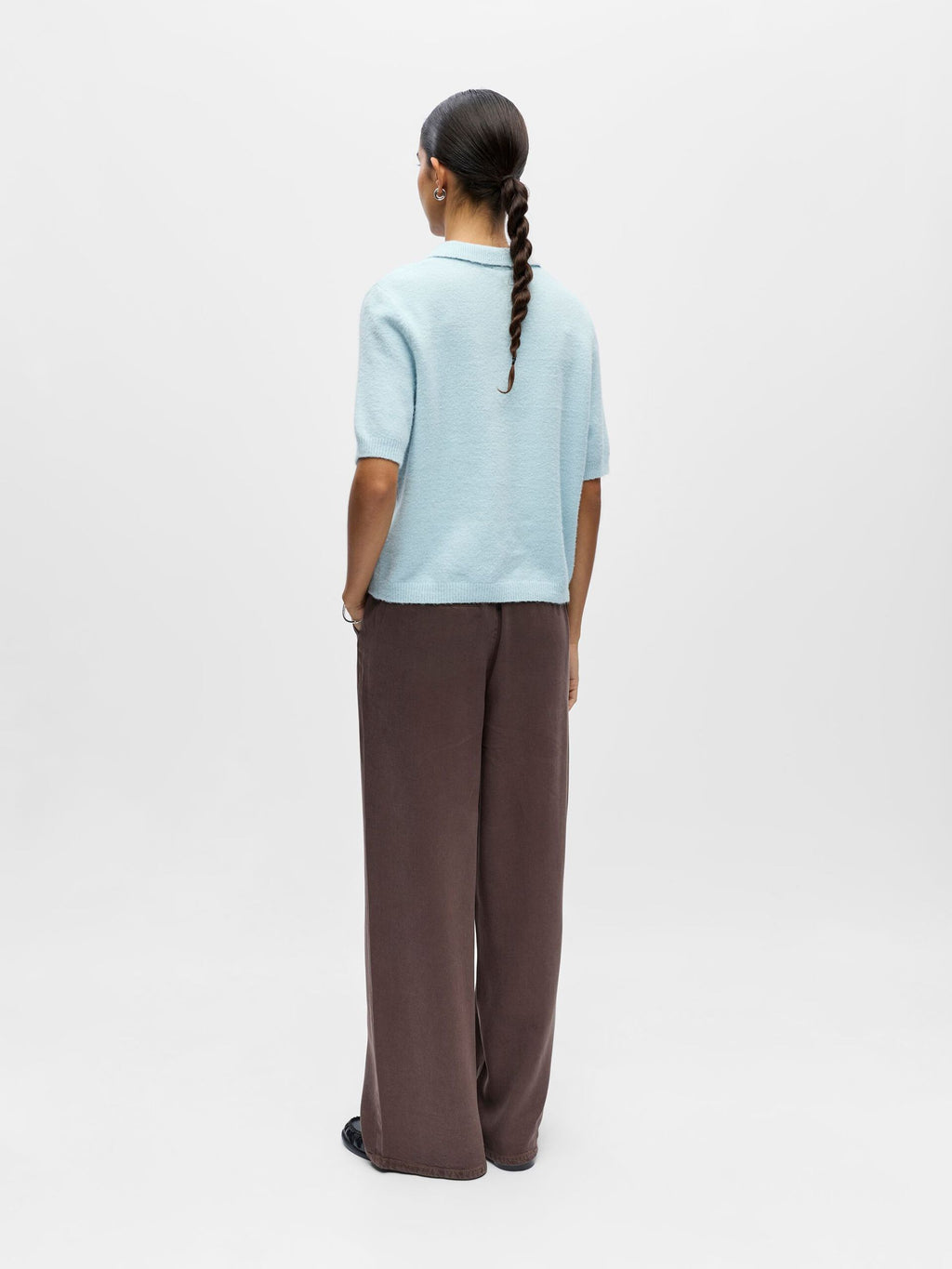 OBJDEBBIE S/S RE KNIT POLO 143