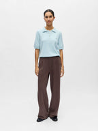 OBJDEBBIE S/S RE KNIT POLO 143