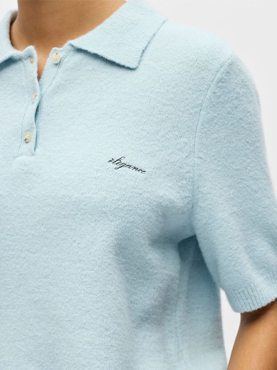 OBJDEBBIE S/S RE KNIT POLO 143