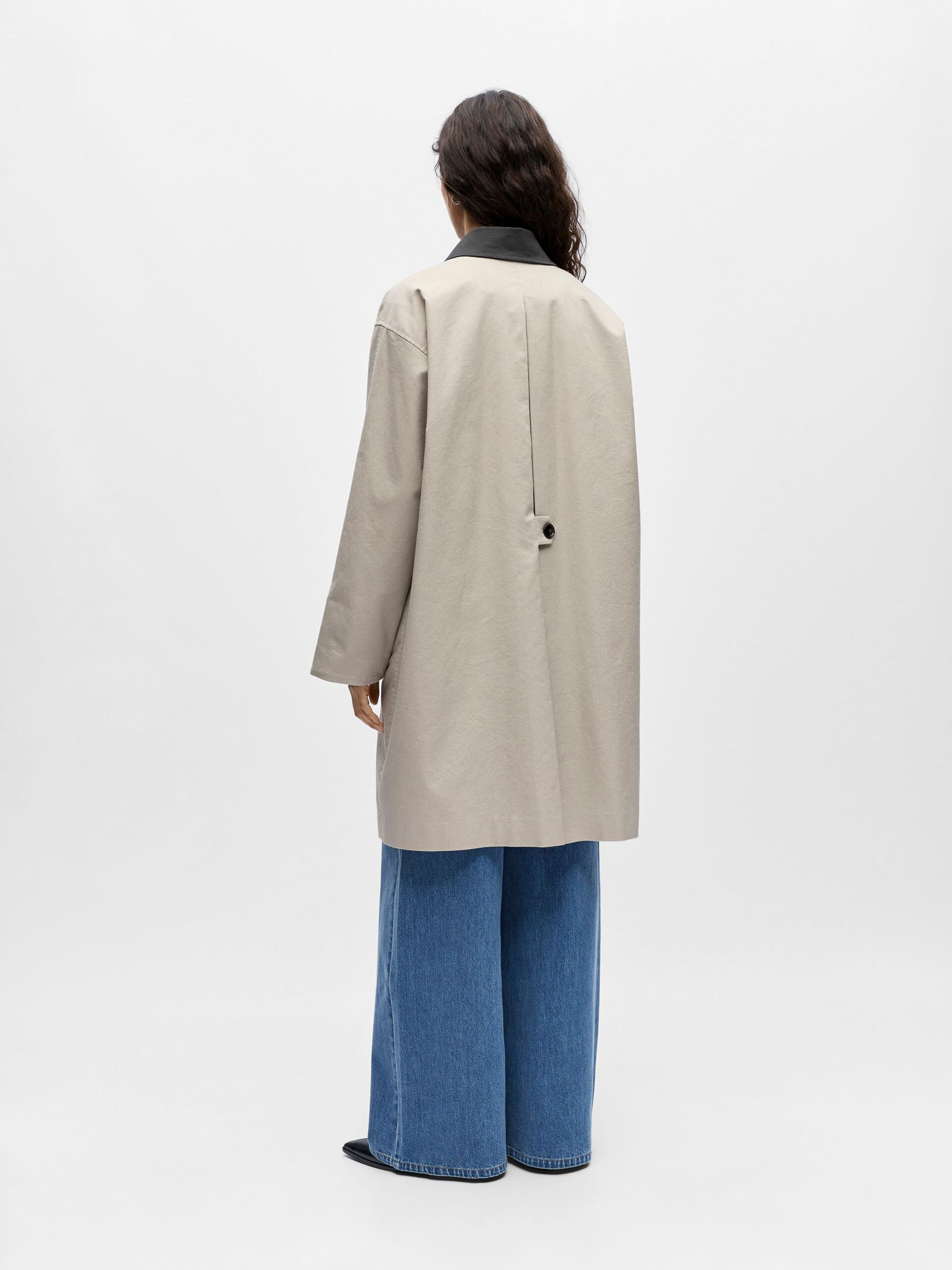 OBJALORA L/S LO LONG TRENCHCOAT 143