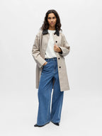 OBJALORA L/S LO LONG TRENCHCOAT 143