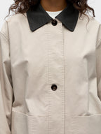 OBJALORA L/S LO LONG TRENCHCOAT 143
