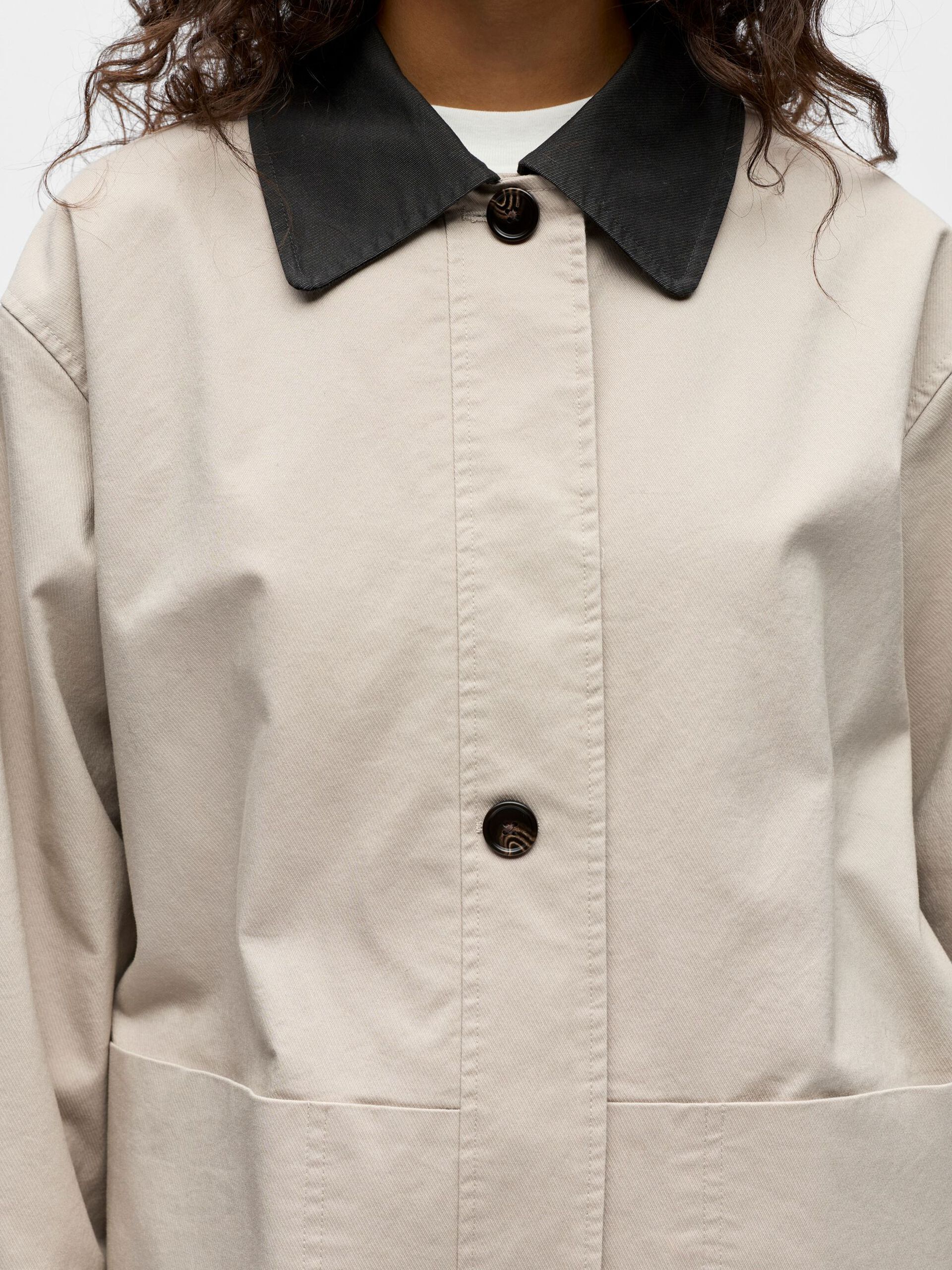 OBJALORA L/S LO LONG TRENCHCOAT 143