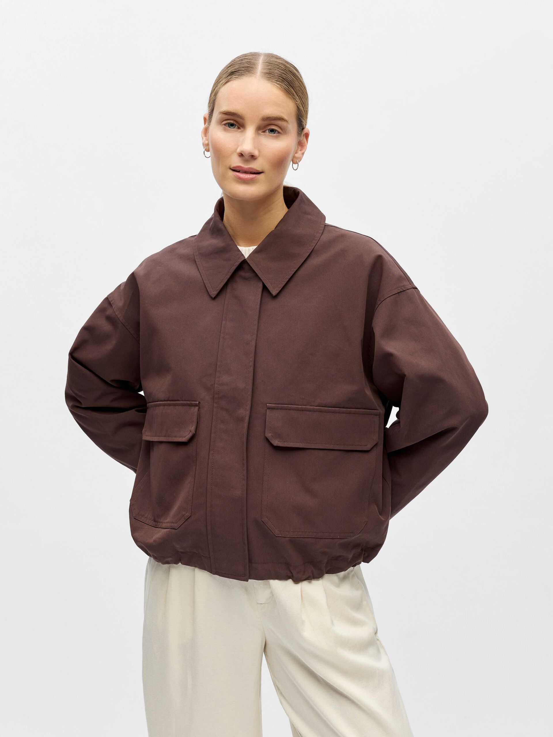 OBJJOSIE LO SHORT TRENCH COAT 143