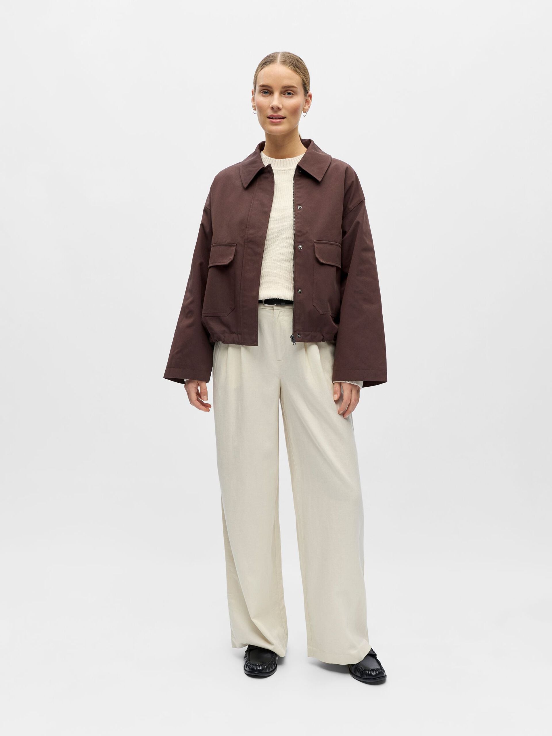 OBJJOSIE LO SHORT TRENCH COAT 143