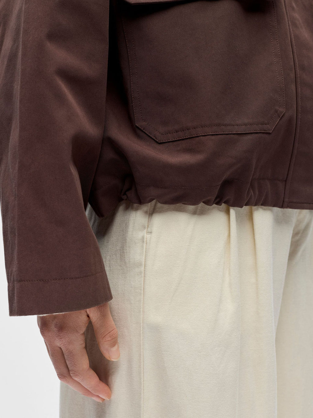 OBJJOSIE LO SHORT TRENCH COAT 143