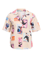 OBJTRACY 2/4 RE V-NECK SHIRT 143