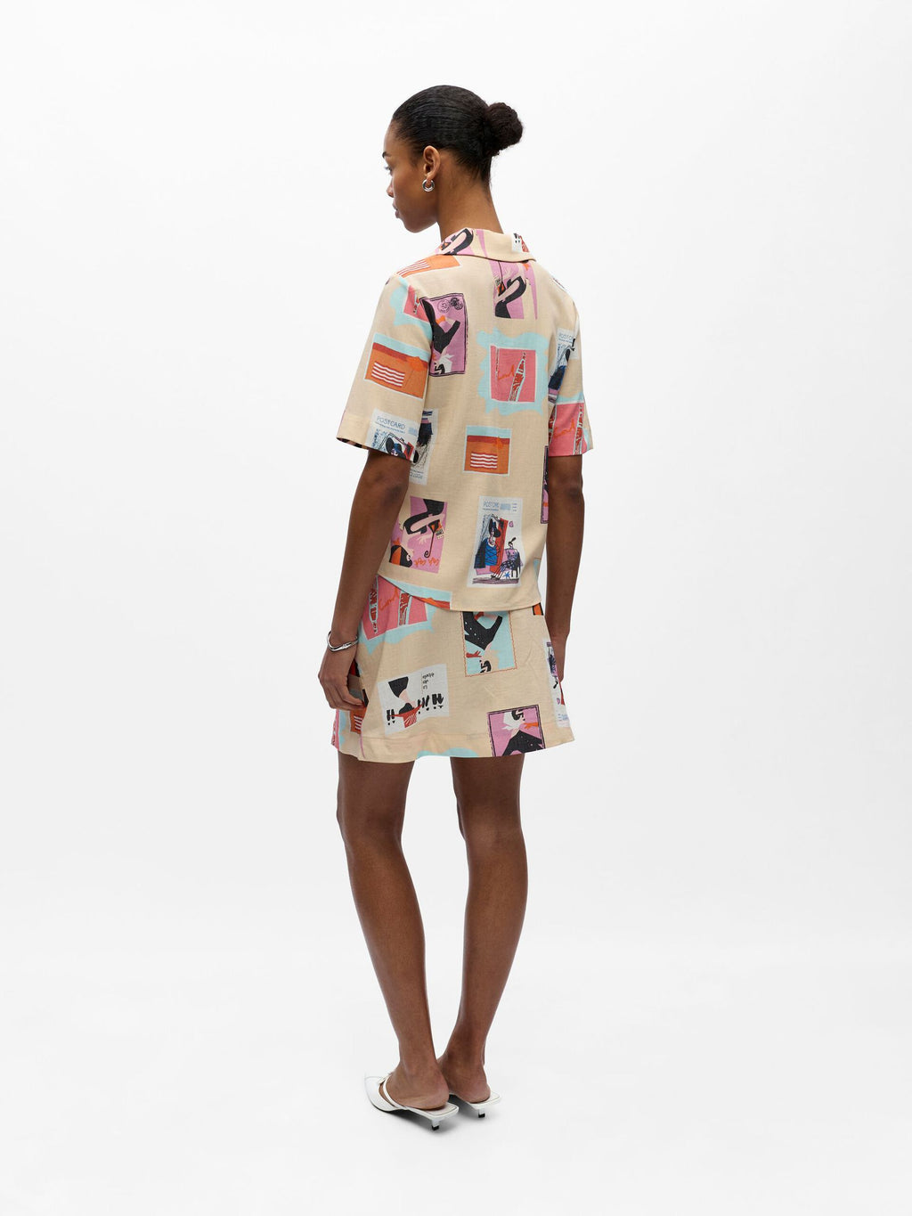 OBJTRACY 2/4 RE V-NECK SHIRT 143