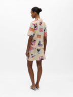 OBJTRACY 2/4 RE V-NECK SHIRT 143