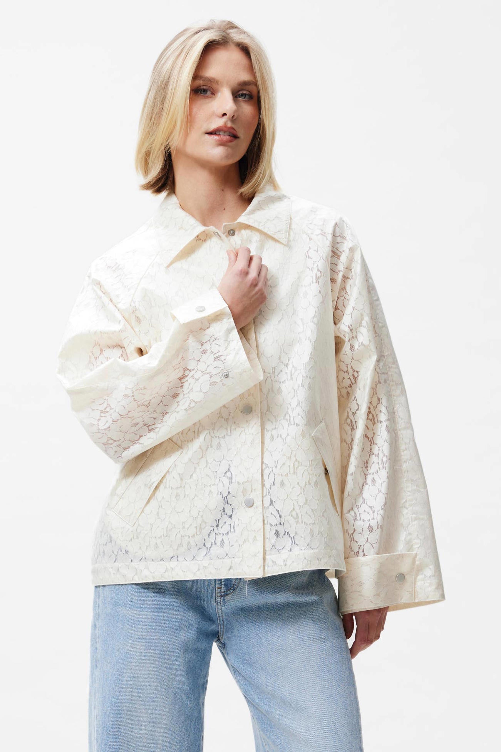 LACED RAINCOAT
