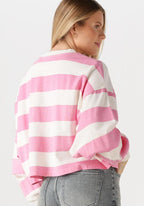 OVERSIZED STRIPED LONG SLEEVE