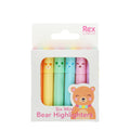 Mini surligneurs (lot de 6) - Ours