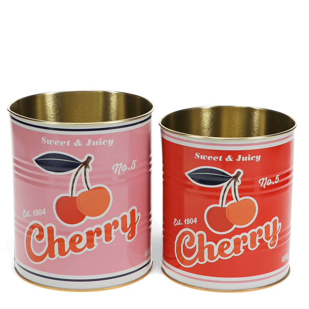 Boîtes de rangement moyennes (lot de 2) - Cerise