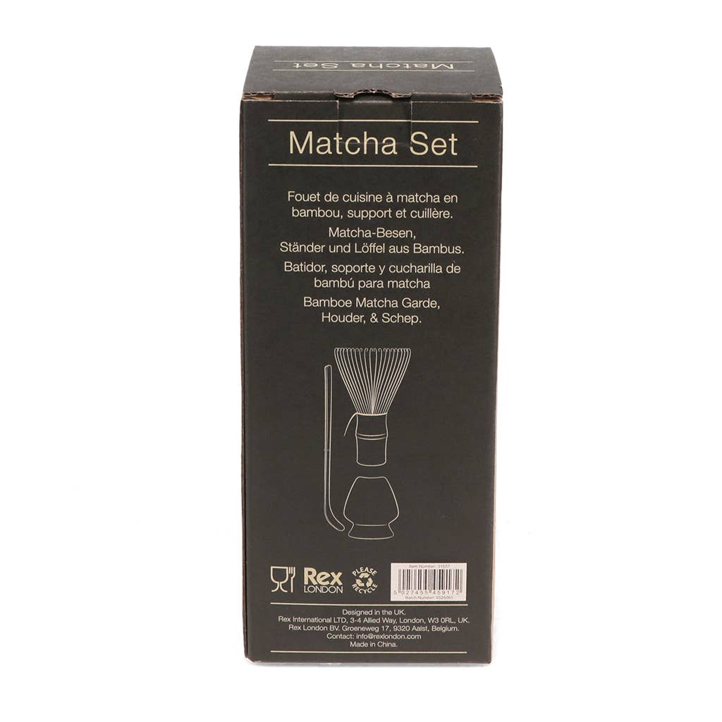 Ensemble de fouet à matcha fait main avec support