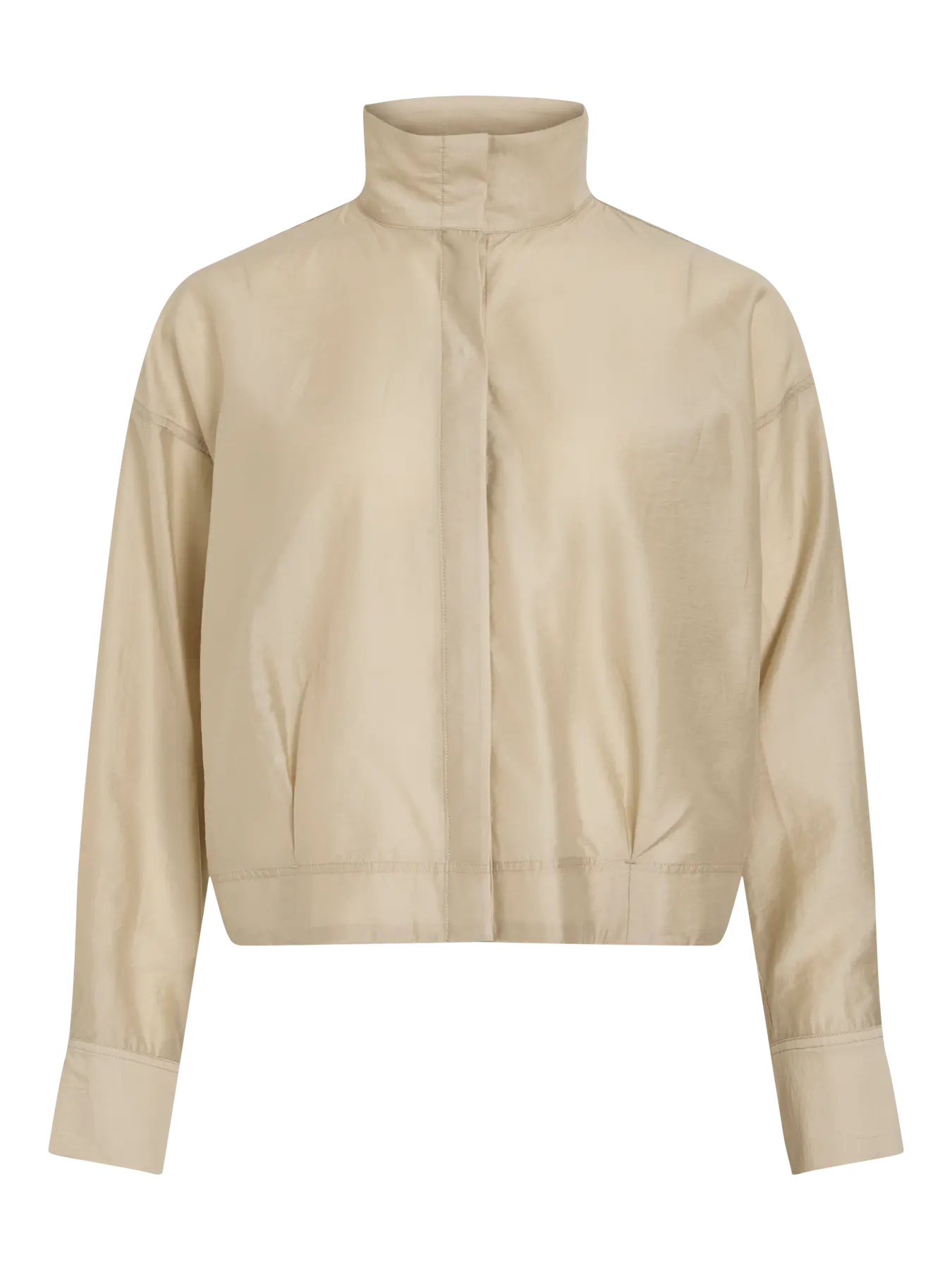 ROUSTINA L/S HIGH NECK SHIRT/1