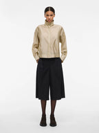 ROUSTINA L/S HIGH NECK SHIRT/1