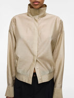 ROUSTINA L/S HIGH NECK SHIRT/1