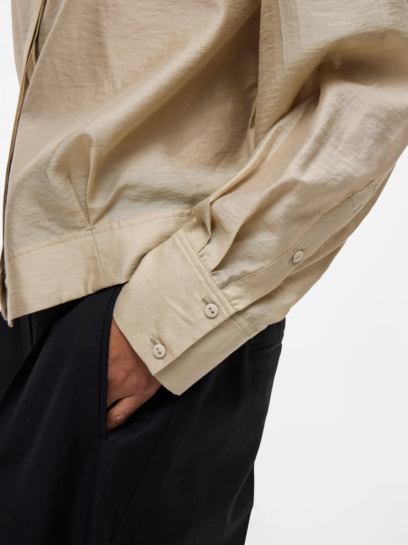 ROUSTINA L/S HIGH NECK SHIRT/1