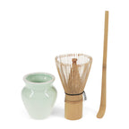 Ensemble de fouet à matcha fait main avec support