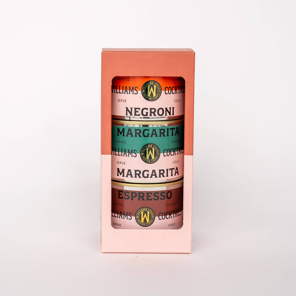 Coffret cadeau – 3 cocktails prêts à boire (11%)