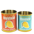 Boîtes de rangement moyennes (lot de 2) - Mangue