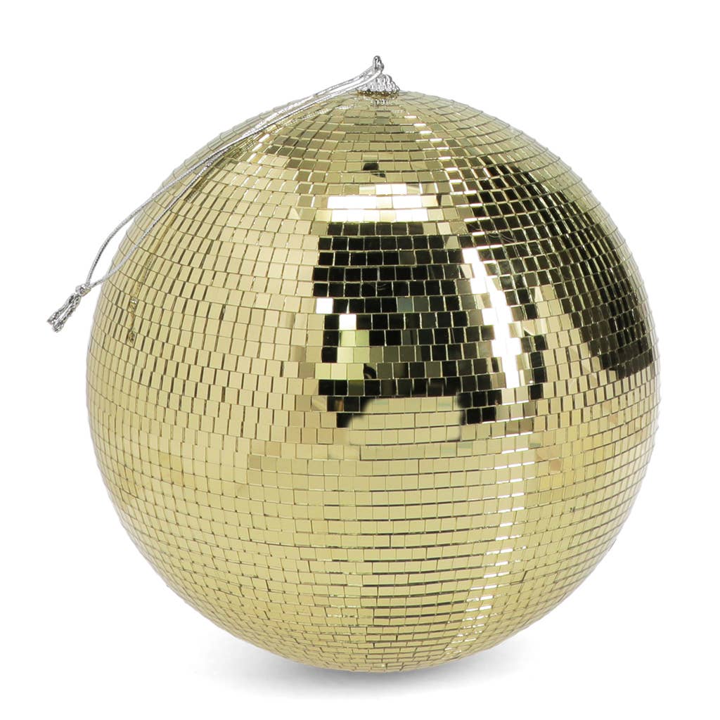 Boule disco suspendue (20 cm) - Or