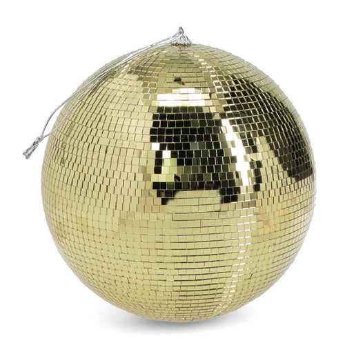 Boule disco suspendue (20 cm) - Or