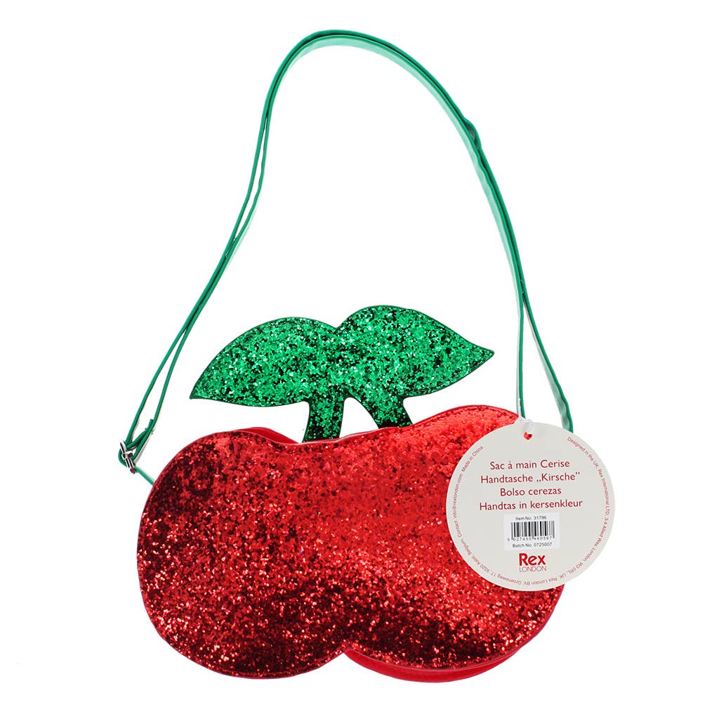 Sac à main pailleté - Cerise
