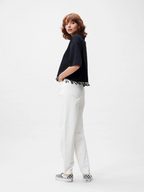 BEADED FRINGED TSHIRT